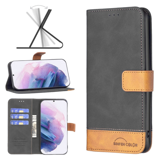 BF11 Color Matching Skin Feel Leather Phone Case, For Samsung Galaxy S21+ 5G, For Samsung Galaxy S21 5G, For Samsung Galaxy S22 Ultra 5G, For Samsung Galaxy S22+ 5G, For Samsung Galaxy S22 5G, For Samsung Galaxy A22 4G, For Samsung Galaxy A42          ...