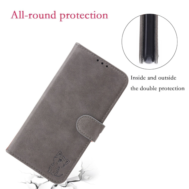Embossed Happy Cat Pattern Leather Phone Case, For Google Pixel 6a, For Google Pixel 7 5G, For Google Pixel 7 Pro 5G, For Xiaomi Redmi 10A, For Xiaomi Redmi Note 11 4G Global/11S, For Xiaomi Redmi Note 11 Pro Global, For Samsung Galaxy A23 4G          ...