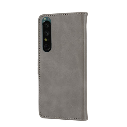 Embossed Happy Cat Pattern Leather Phone Case, For Sony Xperia 1 IV, For Sony Xperia 10 IV, For Xiaomi Redmi Note 11E