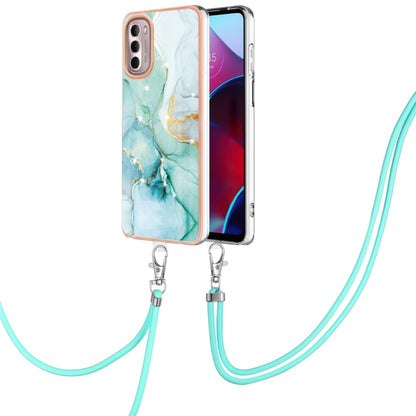 Electroplating Marble Pattern TPU Phone Case with Lanyard, For iPhone SE 2022 / SE 2020 / 8 / 7, For Motorola Moto G Stylus 2022, For Nokia G20 / G10, For Nokia G21 / G11, For Samsung Galaxy A23 5G / 4G, For Samsung Galaxy A13 4G                       ...