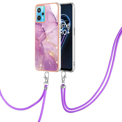 Electroplating Marble Pattern TPU Phone Case with Lanyard, For iPhone SE 2022 / SE 2020 / 8 / 7, For Motorola Moto G Stylus 2022, For Nokia G20 / G10, For Nokia G21 / G11, For Samsung Galaxy A23 5G / 4G, For Samsung Galaxy A13 4G                       ...