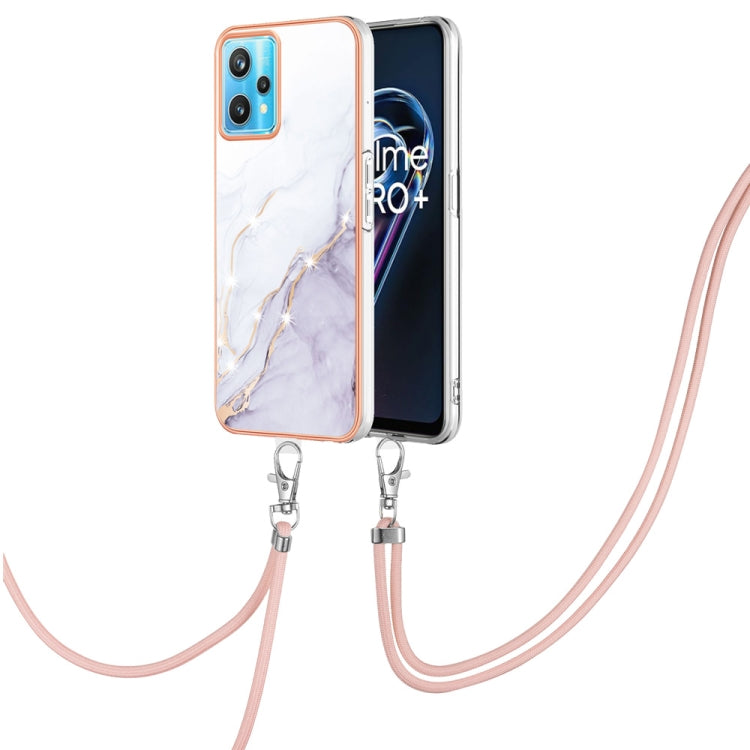 Electroplating Marble Pattern TPU Phone Case with Lanyard, For iPhone SE 2022 / SE 2020 / 8 / 7, For Motorola Moto G Stylus 2022, For Nokia G20 / G10, For Nokia G21 / G11, For Samsung Galaxy A23 5G / 4G, For Samsung Galaxy A13 4G                       ...