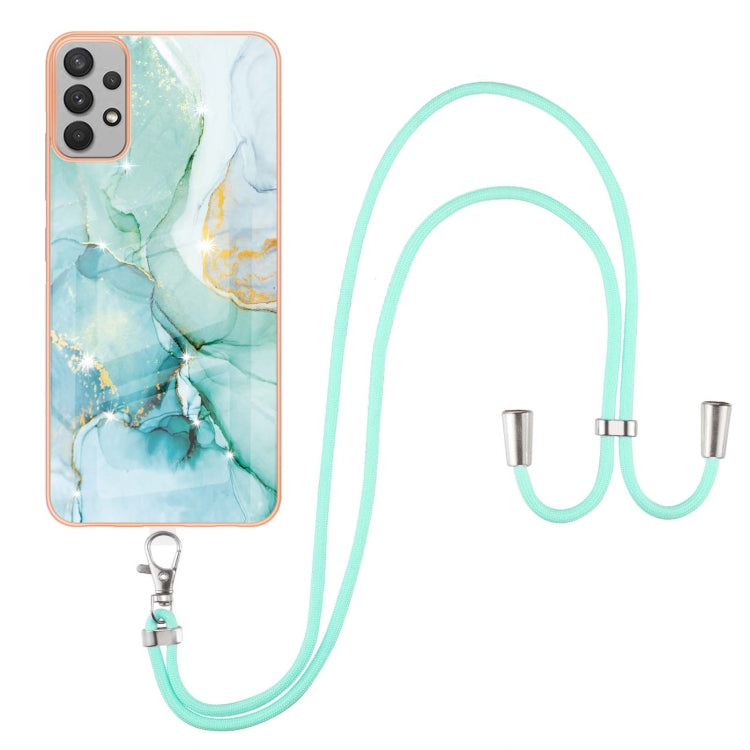 Electroplating Marble Pattern TPU Phone Case with Lanyard, For iPhone SE 2022 / SE 2020 / 8 / 7, For Motorola Moto G Stylus 2022, For Nokia G20 / G10, For Nokia G21 / G11, For Samsung Galaxy A23 5G / 4G, For Samsung Galaxy A13 4G                       ...