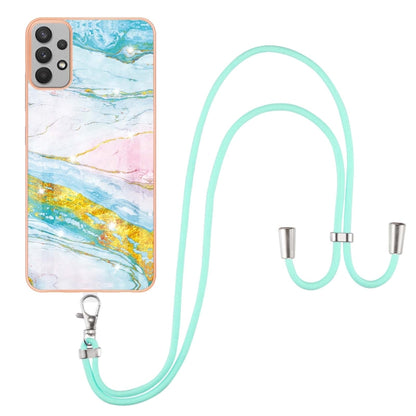 Electroplating Marble Pattern TPU Phone Case with Lanyard, For iPhone SE 2022 / SE 2020 / 8 / 7, For Motorola Moto G Stylus 2022, For Nokia G20 / G10, For Nokia G21 / G11, For Samsung Galaxy A23 5G / 4G, For Samsung Galaxy A13 4G                       ...