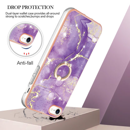 Electroplating Marble Pattern TPU Phone Case with Ring, For iPhone SE 2022 / SE 2020 / 8 / 7, For Motorola Moto G Stylus 2022, For Nokia G20 / G10, For Nokia G21 / G11, For Xiaomi 11T / 11T Pro, For Xiaomi Redmi 10, For Samsung Galaxy A23 5G / 4G      ...