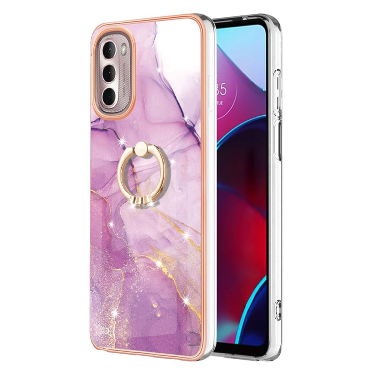 Electroplating Marble Pattern TPU Phone Case with Ring, For iPhone SE 2022 / SE 2020 / 8 / 7, For Motorola Moto G Stylus 2022, For Nokia G20 / G10, For Nokia G21 / G11, For Xiaomi 11T / 11T Pro, For Xiaomi Redmi 10, For Samsung Galaxy A23 5G / 4G      ...