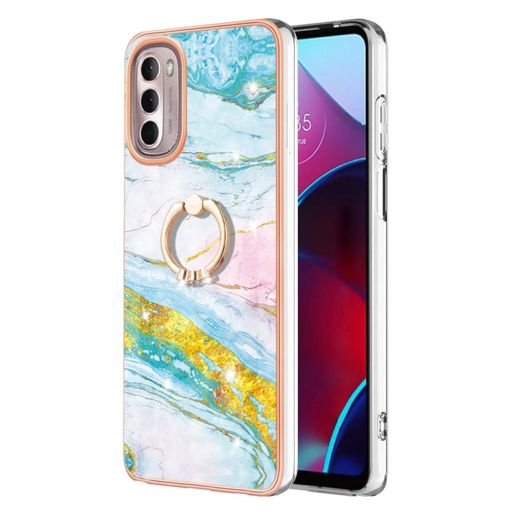 Electroplating Marble Pattern TPU Phone Case with Ring, For iPhone SE 2022 / SE 2020 / 8 / 7, For Motorola Moto G Stylus 2022, For Nokia G20 / G10, For Nokia G21 / G11, For Xiaomi 11T / 11T Pro, For Xiaomi Redmi 10, For Samsung Galaxy A23 5G / 4G      ...