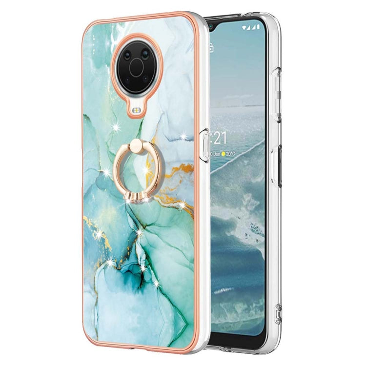 Electroplating Marble Pattern TPU Phone Case with Ring, For iPhone SE 2022 / SE 2020 / 8 / 7, For Motorola Moto G Stylus 2022, For Nokia G20 / G10, For Nokia G21 / G11, For Xiaomi 11T / 11T Pro, For Xiaomi Redmi 10, For Samsung Galaxy A23 5G / 4G      ...