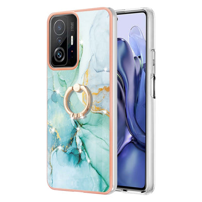 Electroplating Marble Pattern TPU Phone Case with Ring, For iPhone SE 2022 / SE 2020 / 8 / 7, For Motorola Moto G Stylus 2022, For Nokia G20 / G10, For Nokia G21 / G11, For Xiaomi 11T / 11T Pro, For Xiaomi Redmi 10, For Samsung Galaxy A23 5G / 4G      ...