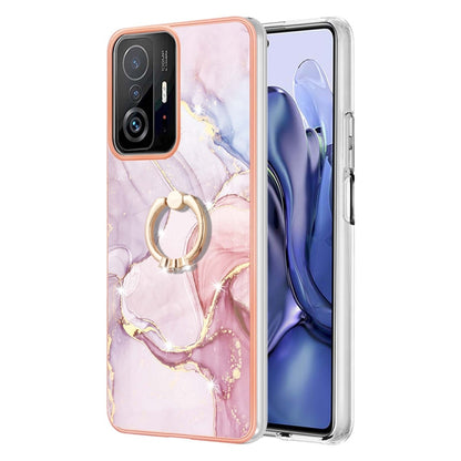 Electroplating Marble Pattern TPU Phone Case with Ring, For iPhone SE 2022 / SE 2020 / 8 / 7, For Motorola Moto G Stylus 2022, For Nokia G20 / G10, For Nokia G21 / G11, For Xiaomi 11T / 11T Pro, For Xiaomi Redmi 10, For Samsung Galaxy A23 5G / 4G      ...