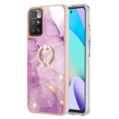 Electroplating Marble Pattern TPU Phone Case with Ring, For iPhone SE 2022 / SE 2020 / 8 / 7, For Motorola Moto G Stylus 2022, For Nokia G20 / G10, For Nokia G21 / G11, For Xiaomi 11T / 11T Pro, For Xiaomi Redmi 10, For Samsung Galaxy A23 5G / 4G      ...