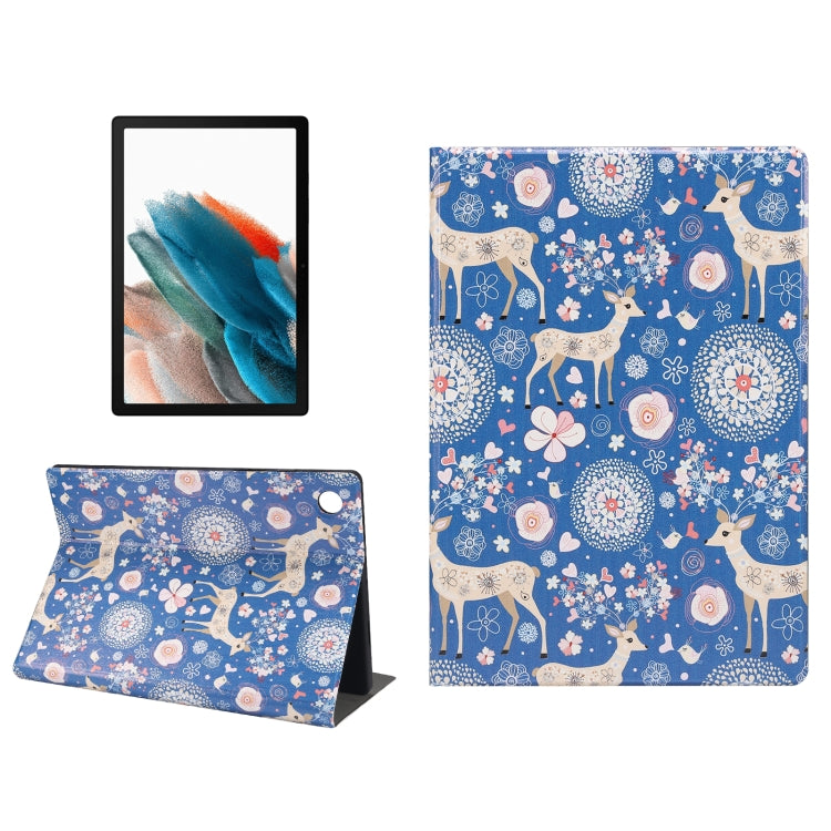 Painted Voltage Pen Slot Tablet Smart Case, For Samsung Galaxy Tab A8 X200