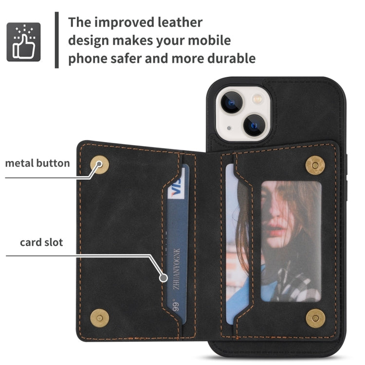Zipper Card Holder Phone Case, For iPhone 13 mini, For iPhone 13, For iPhone 13 Pro, For iPhone 13 Pro Max, For iPhone 12, For iPhone 12 Pro Max, For iPhone 11, For iPhone 11 Pro