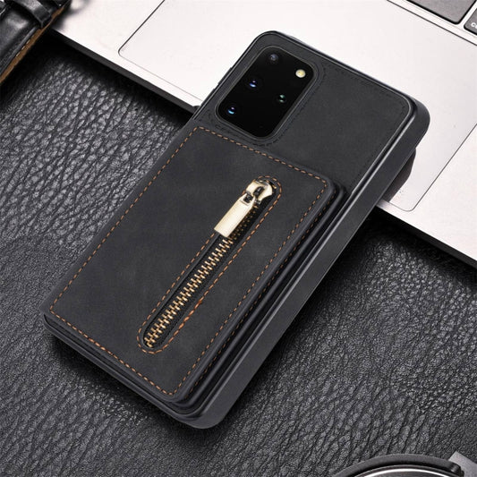 Zipper Card Holder Phone Case, For Samsung Galaxy S20 FE, For Samsung Galaxy S20 Ultra, For Samsung Galaxy S21 Ultra 5G, For Samsung Galaxy S21+ 5G, For Samsung Galaxy S21 5G, For Samsung Galaxy S21 FE 5G, For Samsung Galaxy S22 5G                     ...