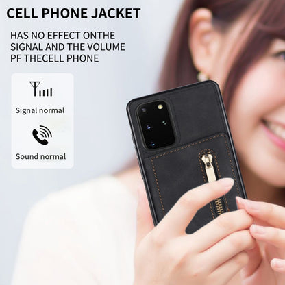 Zipper Card Holder Phone Case, For Samsung Galaxy S20 FE, For Samsung Galaxy S20 Ultra, For Samsung Galaxy S21 Ultra 5G, For Samsung Galaxy S21+ 5G, For Samsung Galaxy S21 5G, For Samsung Galaxy S21 FE 5G, For Samsung Galaxy S22 5G                     ...