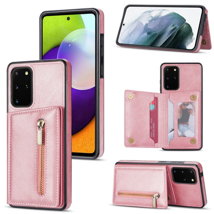 Zipper Card Holder Phone Case, For Samsung Galaxy S20 FE, For Samsung Galaxy S20 Ultra, For Samsung Galaxy S21 Ultra 5G, For Samsung Galaxy S21+ 5G, For Samsung Galaxy S21 5G, For Samsung Galaxy S21 FE 5G, For Samsung Galaxy S22 5G                     ...