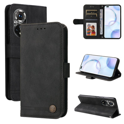 Skin Feel Life Tree Metal Button Leather Phone Case, For Xiaomi Redmi Note 11E / 10 Prime+ 5G, For Honor 50 Pro / Huawei nova 9 Pro, For Infinix Note 11, For OPPO Realme GT Neo3, For OPPO Reno7 4G / F21 Pro 4G, For Samsung Galaxy A03s US Version       ...