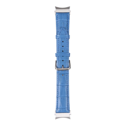 Slub Texture Leather Watch Band, For Samsung Galaxy Watch4 40mm/44mm