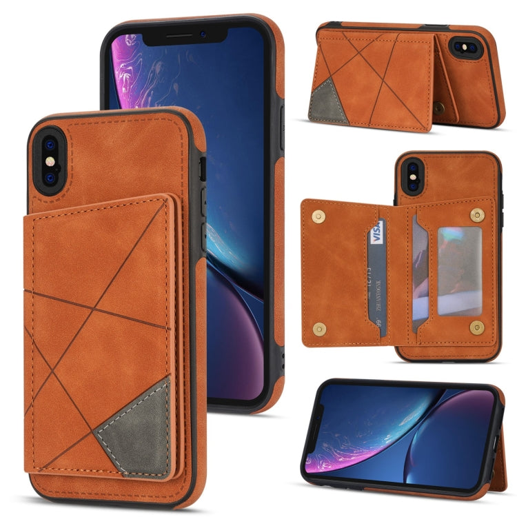 Line Card Holder Phone Case, For iPhone 11 Pro, For iPhone 11 Pro Max, For iPhone X / XS, For iPhone XR, For iPhone XS Max, For iPhone SE 2022 / 2020 / 8 / 7, For iPhone 8 Plus / 7 Plus
