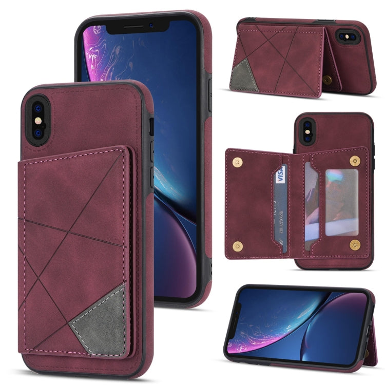 Line Card Holder Phone Case, For iPhone 11 Pro, For iPhone 11 Pro Max, For iPhone X / XS, For iPhone XR, For iPhone XS Max, For iPhone SE 2022 / 2020 / 8 / 7, For iPhone 8 Plus / 7 Plus