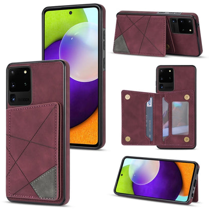 Line Card Holder Phone Case, For Samsung Galaxy S20+, For Samsung Galaxy S20 Ultra, For Samsung Galaxy S21 5G, For Samsung Galaxy S21+ 5G, For Samsung Galaxy S22 5G, For Samsung Galaxy S22+ 5G, For Samsung Galaxy S21 FE 5G, For Samsung Galaxy S21 Ultra...