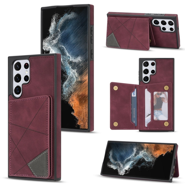Line Card Holder Phone Case, For Samsung Galaxy S20+, For Samsung Galaxy S20 Ultra, For Samsung Galaxy S21 5G, For Samsung Galaxy S21+ 5G, For Samsung Galaxy S22 5G, For Samsung Galaxy S22+ 5G, For Samsung Galaxy S21 FE 5G, For Samsung Galaxy S21 Ultra...