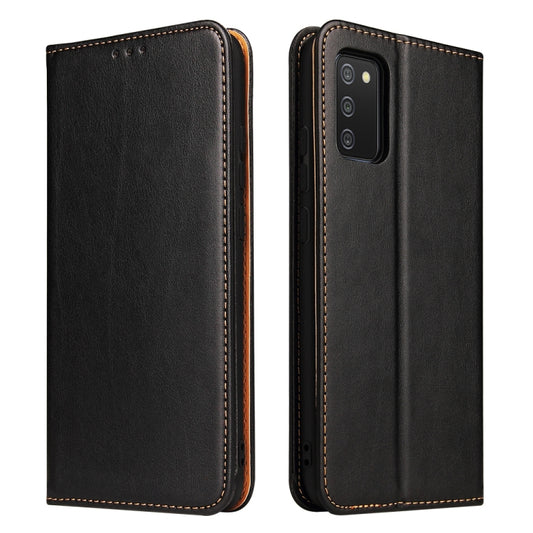 Fierre Shann PU Genuine Leather Texture Leather Phone Case, For Samsung Galaxy A02s, For Samsung Galaxy A12, For Samsung Galaxy A13 5G, For Samsung Galaxy A22 5G, For Samsung Galaxy A33 5G, For Samsung Galaxy A53 5G, For Samsung Galaxy A73 5G