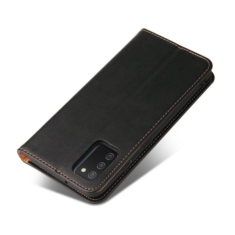 Fierre Shann PU Genuine Leather Texture Leather Phone Case, For Samsung Galaxy A02s, For Samsung Galaxy A12, For Samsung Galaxy A13 5G, For Samsung Galaxy A22 5G, For Samsung Galaxy A33 5G, For Samsung Galaxy A53 5G, For Samsung Galaxy A73 5G          ...