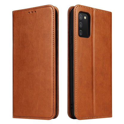 Fierre Shann PU Genuine Leather Texture Leather Phone Case, For Samsung Galaxy A02s, For Samsung Galaxy A12, For Samsung Galaxy A13 5G, For Samsung Galaxy A22 5G, For Samsung Galaxy A33 5G, For Samsung Galaxy A53 5G, For Samsung Galaxy A73 5G          ...