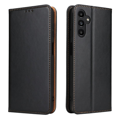 Fierre Shann PU Genuine Leather Texture Leather Phone Case, For Samsung Galaxy A02s, For Samsung Galaxy A12, For Samsung Galaxy A13 5G, For Samsung Galaxy A22 5G, For Samsung Galaxy A33 5G, For Samsung Galaxy A53 5G, For Samsung Galaxy A73 5G          ...