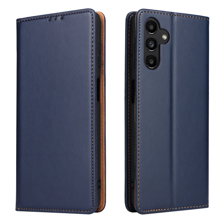 Fierre Shann PU Genuine Leather Texture Leather Phone Case, For Samsung Galaxy A02s, For Samsung Galaxy A12, For Samsung Galaxy A13 5G, For Samsung Galaxy A22 5G, For Samsung Galaxy A33 5G, For Samsung Galaxy A53 5G, For Samsung Galaxy A73 5G          ...