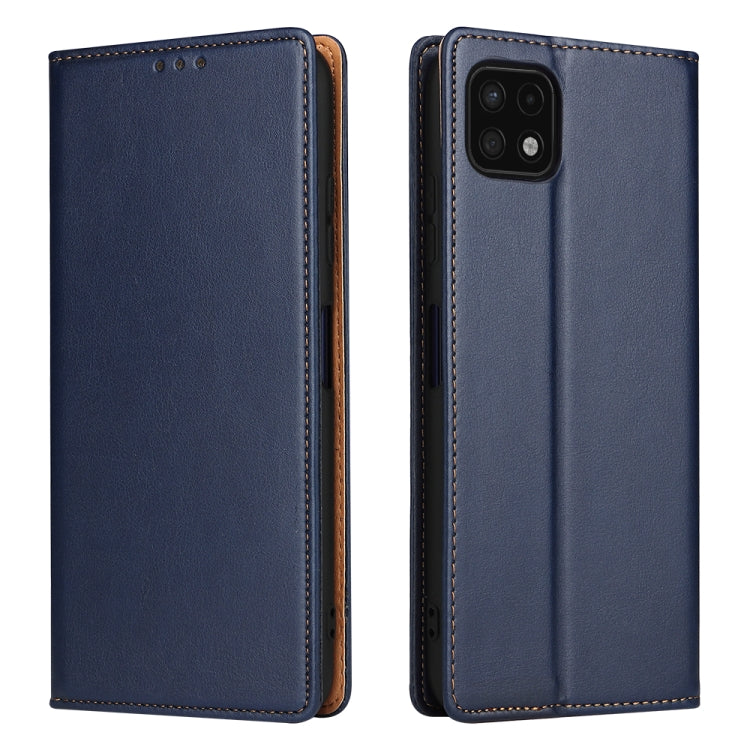 Fierre Shann PU Genuine Leather Texture Leather Phone Case, For Samsung Galaxy A02s, For Samsung Galaxy A12, For Samsung Galaxy A13 5G, For Samsung Galaxy A22 5G, For Samsung Galaxy A33 5G, For Samsung Galaxy A53 5G, For Samsung Galaxy A73 5G          ...