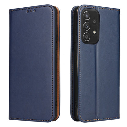 Fierre Shann PU Genuine Leather Texture Leather Phone Case, For Samsung Galaxy A02s, For Samsung Galaxy A12, For Samsung Galaxy A13 5G, For Samsung Galaxy A22 5G, For Samsung Galaxy A33 5G, For Samsung Galaxy A53 5G, For Samsung Galaxy A73 5G          ...