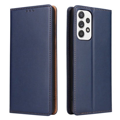 Fierre Shann PU Genuine Leather Texture Leather Phone Case, For Samsung Galaxy A02s, For Samsung Galaxy A12, For Samsung Galaxy A13 5G, For Samsung Galaxy A22 5G, For Samsung Galaxy A33 5G, For Samsung Galaxy A53 5G, For Samsung Galaxy A73 5G          ...