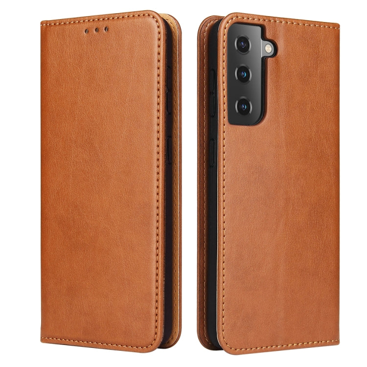Fierre Shann PU Genuine Leather Texture Leather Phone Case, For Samsung Galaxy A02s, For Samsung Galaxy A12, For Samsung Galaxy A13 5G, For Samsung Galaxy A22 5G, For Samsung Galaxy A33 5G, For Samsung Galaxy A53 5G, For Samsung Galaxy A73 5G          ...