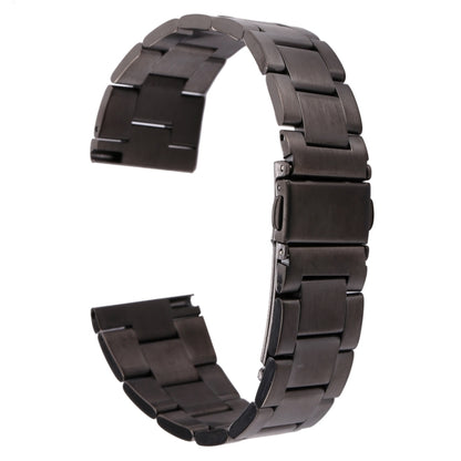 22mm Three-bead Steel Watch Band