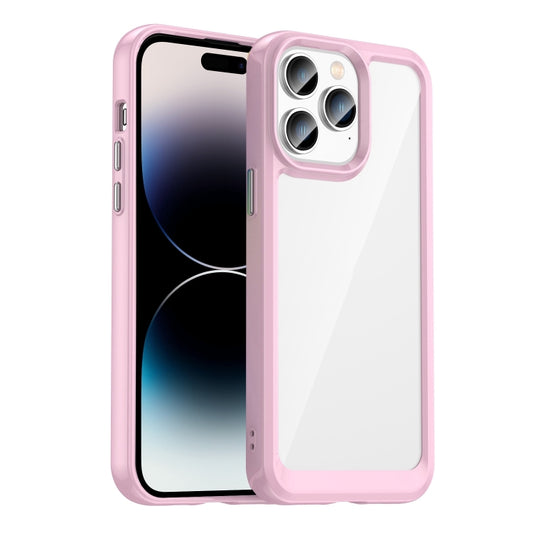 Colorful Series Acrylic + TPU Phone Case, For iPhone 14 Pro, For iPhone 14 Pro Max, For iPhone 14, For iPhone 14 Plus