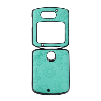 Sunflower Pattern PU+TPU+PC Shockproof Phone Case, For iPhone 13 Pro Max, For LG Wing 5G, For Motorola Razr 5G, For Huawei P50 Pocket, For Samsung Galaxy Z Flip3 5G, For Samsung Galaxy Z Fold3 5G