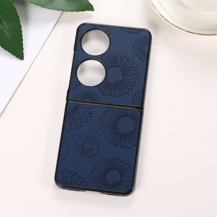 Sunflower Pattern PU+TPU+PC Shockproof Phone Case, For iPhone 13 Pro Max, For LG Wing 5G, For Motorola Razr 5G, For Huawei P50 Pocket, For Samsung Galaxy Z Flip3 5G, For Samsung Galaxy Z Fold3 5G