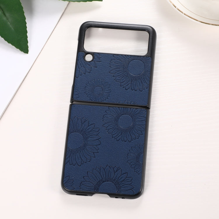 Sunflower Pattern PU+TPU+PC Shockproof Phone Case, For iPhone 13 Pro Max, For LG Wing 5G, For Motorola Razr 5G, For Huawei P50 Pocket, For Samsung Galaxy Z Flip3 5G, For Samsung Galaxy Z Fold3 5G