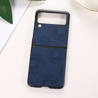 Sunflower Pattern PU+TPU+PC Shockproof Phone Case, For iPhone 13 Pro Max, For LG Wing 5G, For Motorola Razr 5G, For Huawei P50 Pocket, For Samsung Galaxy Z Flip3 5G, For Samsung Galaxy Z Fold3 5G