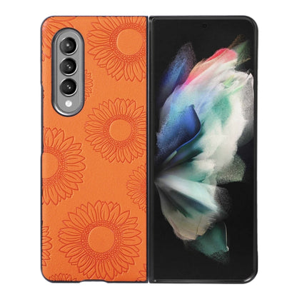 Sunflower Pattern PU+TPU+PC Shockproof Phone Case, For iPhone 13 Pro Max, For LG Wing 5G, For Motorola Razr 5G, For Huawei P50 Pocket, For Samsung Galaxy Z Flip3 5G, For Samsung Galaxy Z Fold3 5G
