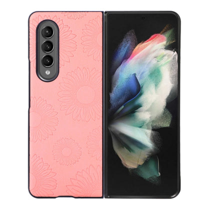 Sunflower Pattern PU+TPU+PC Shockproof Phone Case, For iPhone 13 Pro Max, For LG Wing 5G, For Motorola Razr 5G, For Huawei P50 Pocket, For Samsung Galaxy Z Flip3 5G, For Samsung Galaxy Z Fold3 5G