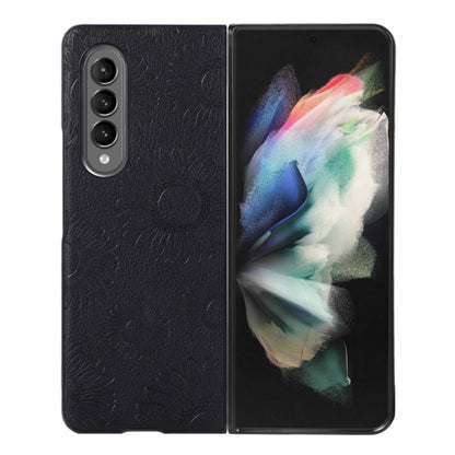 Sunflower Pattern PU+TPU+PC Shockproof Phone Case, For iPhone 13 Pro Max, For LG Wing 5G, For Motorola Razr 5G, For Huawei P50 Pocket, For Samsung Galaxy Z Flip3 5G, For Samsung Galaxy Z Fold3 5G