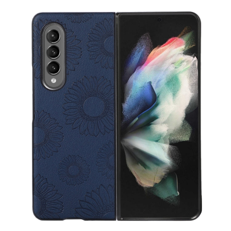 Sunflower Pattern PU+TPU+PC Shockproof Phone Case, For iPhone 13 Pro Max, For LG Wing 5G, For Motorola Razr 5G, For Huawei P50 Pocket, For Samsung Galaxy Z Flip3 5G, For Samsung Galaxy Z Fold3 5G