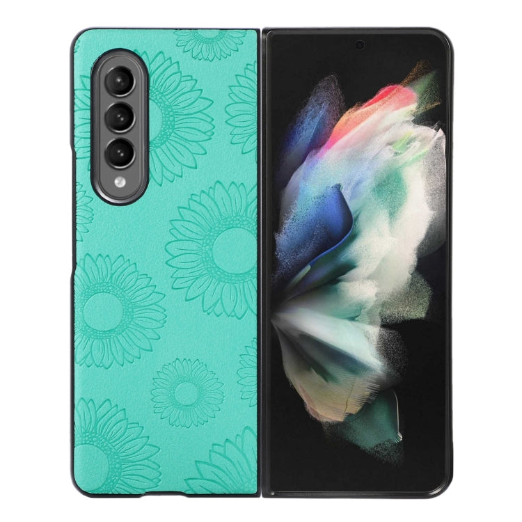 Sunflower Pattern PU+TPU+PC Shockproof Phone Case, For iPhone 13 Pro Max, For LG Wing 5G, For Motorola Razr 5G, For Huawei P50 Pocket, For Samsung Galaxy Z Flip3 5G, For Samsung Galaxy Z Fold3 5G
