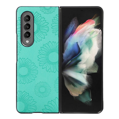 Sunflower Pattern PU+TPU+PC Shockproof Phone Case, For iPhone 13 Pro Max, For LG Wing 5G, For Motorola Razr 5G, For Huawei P50 Pocket, For Samsung Galaxy Z Flip3 5G, For Samsung Galaxy Z Fold3 5G