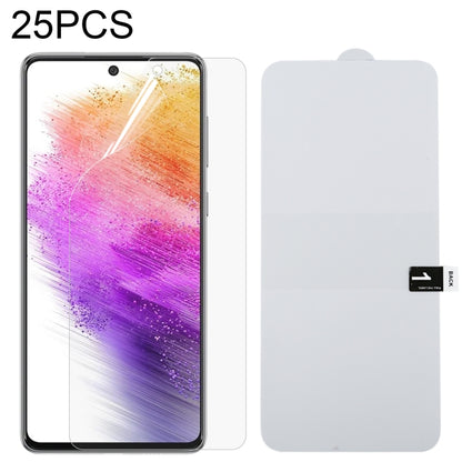 25 PCS Full Screen Protector Explosion-proof Hydrogel Film, For Samsung Galaxy A13 / A23 5G (25 PCS), For Samsung Galaxy A23 (25 PCS), For Samsung Galaxy A73 (25 PCS), For Xiaomi Redmi Note 11T Pro/11T Pro+ (25 PCS)