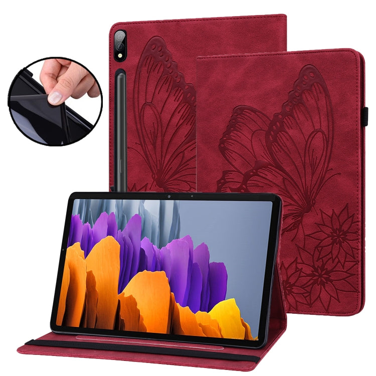 Big Butterfly Embossed Leather Tablet Case, For Samsung Galaxy Tab A7 Lite T220/T225, For Samsung Galaxy Tab A8, For Samsung Galaxy Tab A 8.0 2019 T290/T295, For Samsung Galaxy Tab S6 Lite P610, For Samsung Galaxy Tab S7 T870, For Samsung Galaxy Tab S8...
