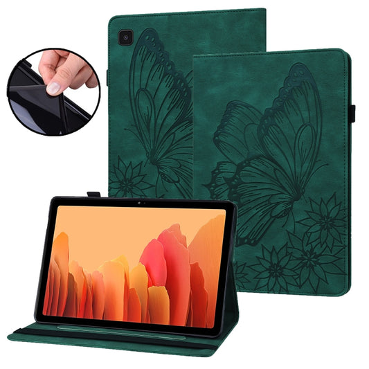 Big Butterfly Embossed Leather Tablet Case, For Samsung Galaxy Tab A7 T500, For Samsung Galaxy Tab S2 9.7 T810/T815